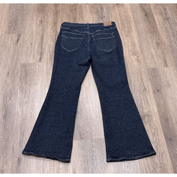 Madewell Jeans Womens 31 The Perfect Vintage Flare Dark Wash High Rise - Picture 9 of 13